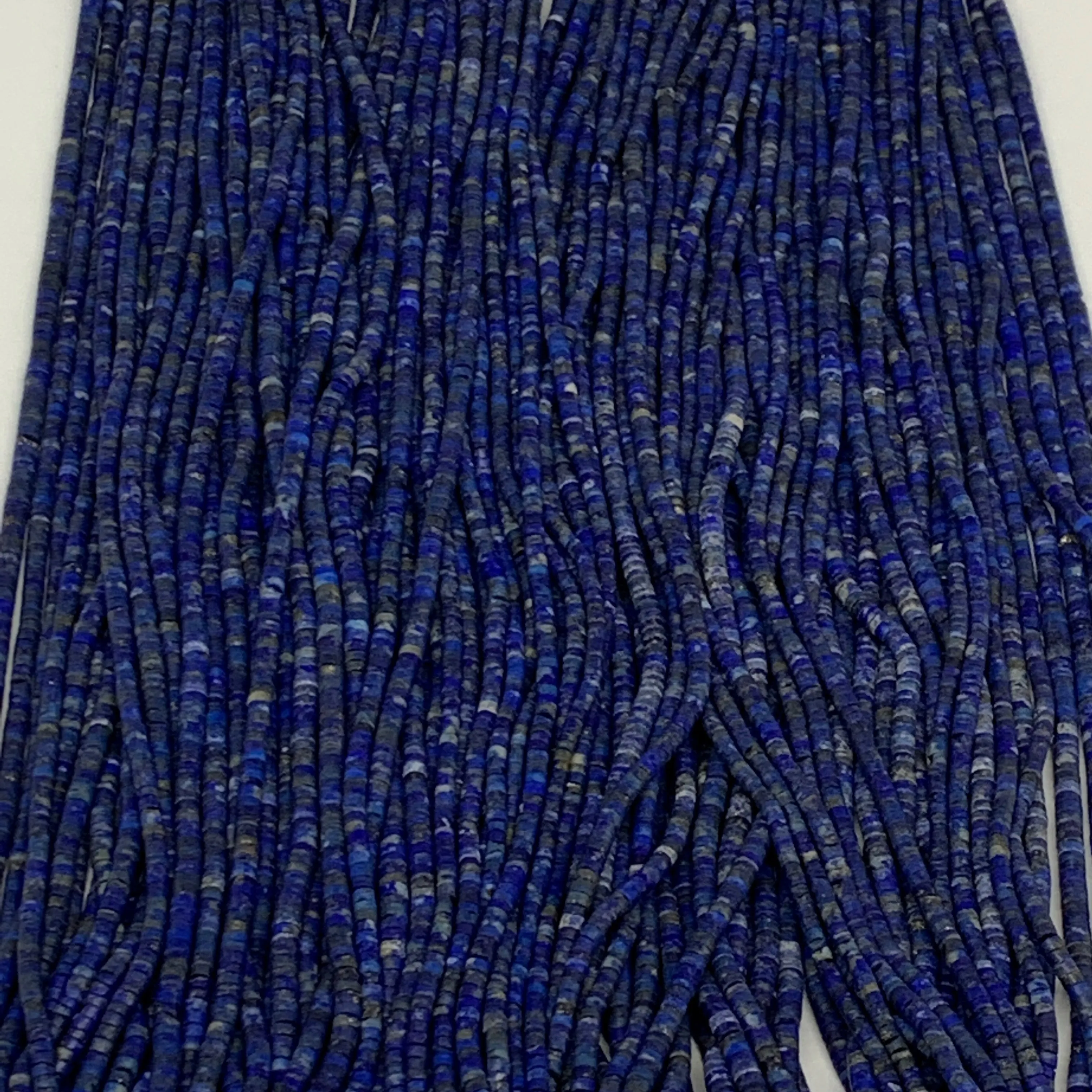 1 strand, 2mm-3mm, Small Size Natural Lapis Lazuli Beads Tube @Afghansitan,B1313