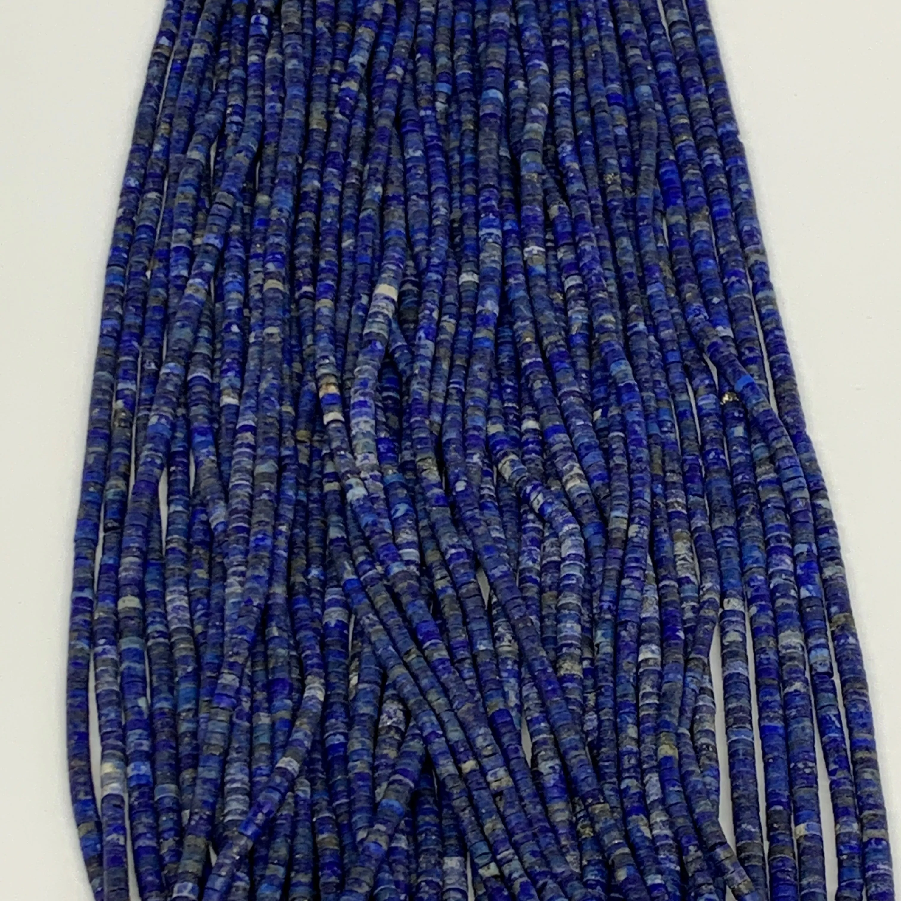 1 strand, 2mm-3mm, Small Size Natural Lapis Lazuli Beads Tube @Afghansitan,B1313