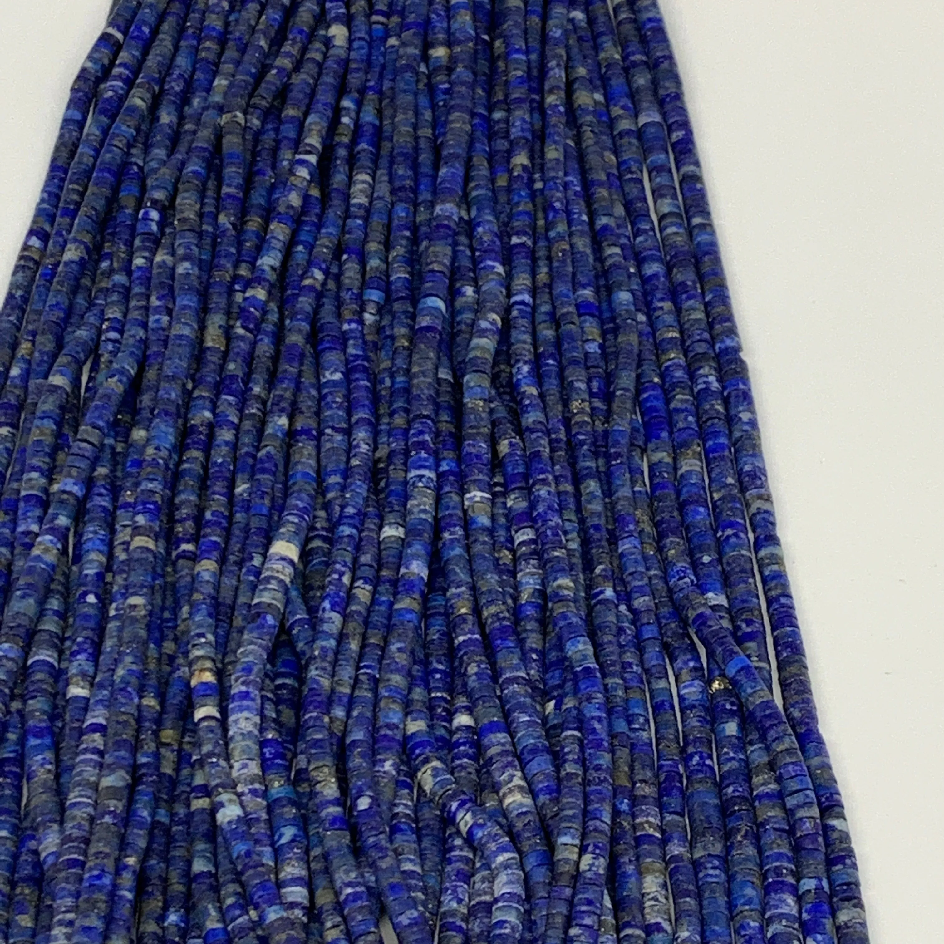 1 strand, 2mm-3mm, Small Size Natural Lapis Lazuli Beads Tube @Afghansitan,B1313