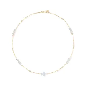12.85 Carat Ethiopian Opal and Diamond Necklace
