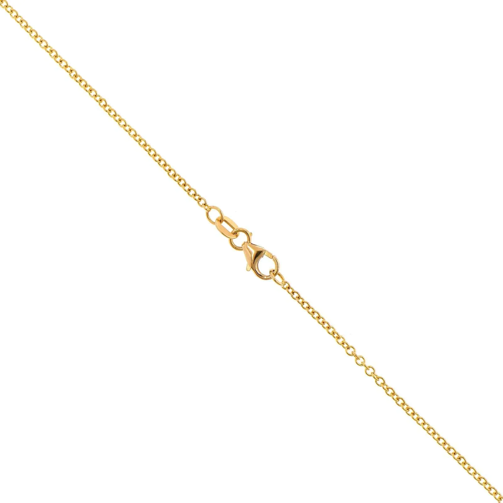 18K Yellow Gold Opal & Diamond Necklace