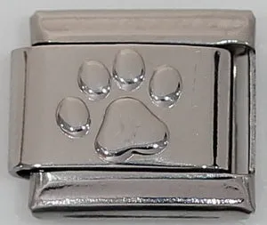 9mm Paw Italian Charm Starter Bracelet
