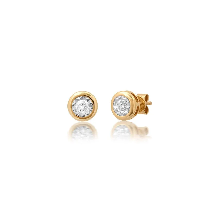 Alluring Diamond Stud Earrings