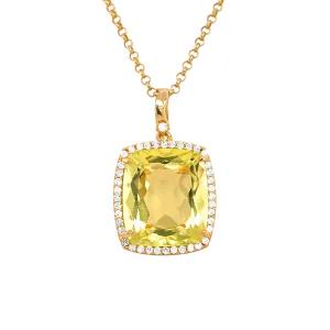 ECLECTIC Necklace (1134) - Lemon Citrine / YG
