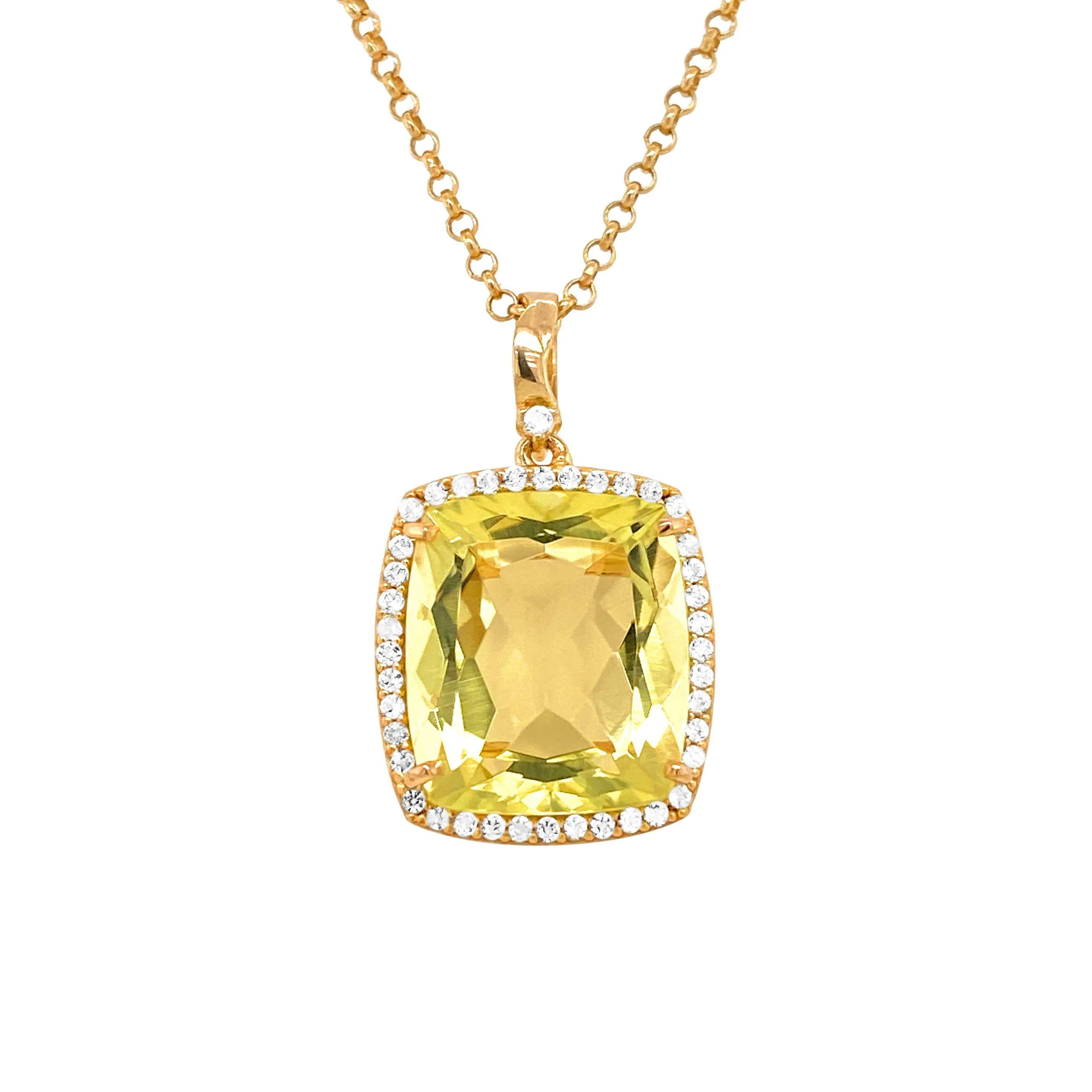 ECLECTIC Necklace (1134) - Lemon Citrine / YG