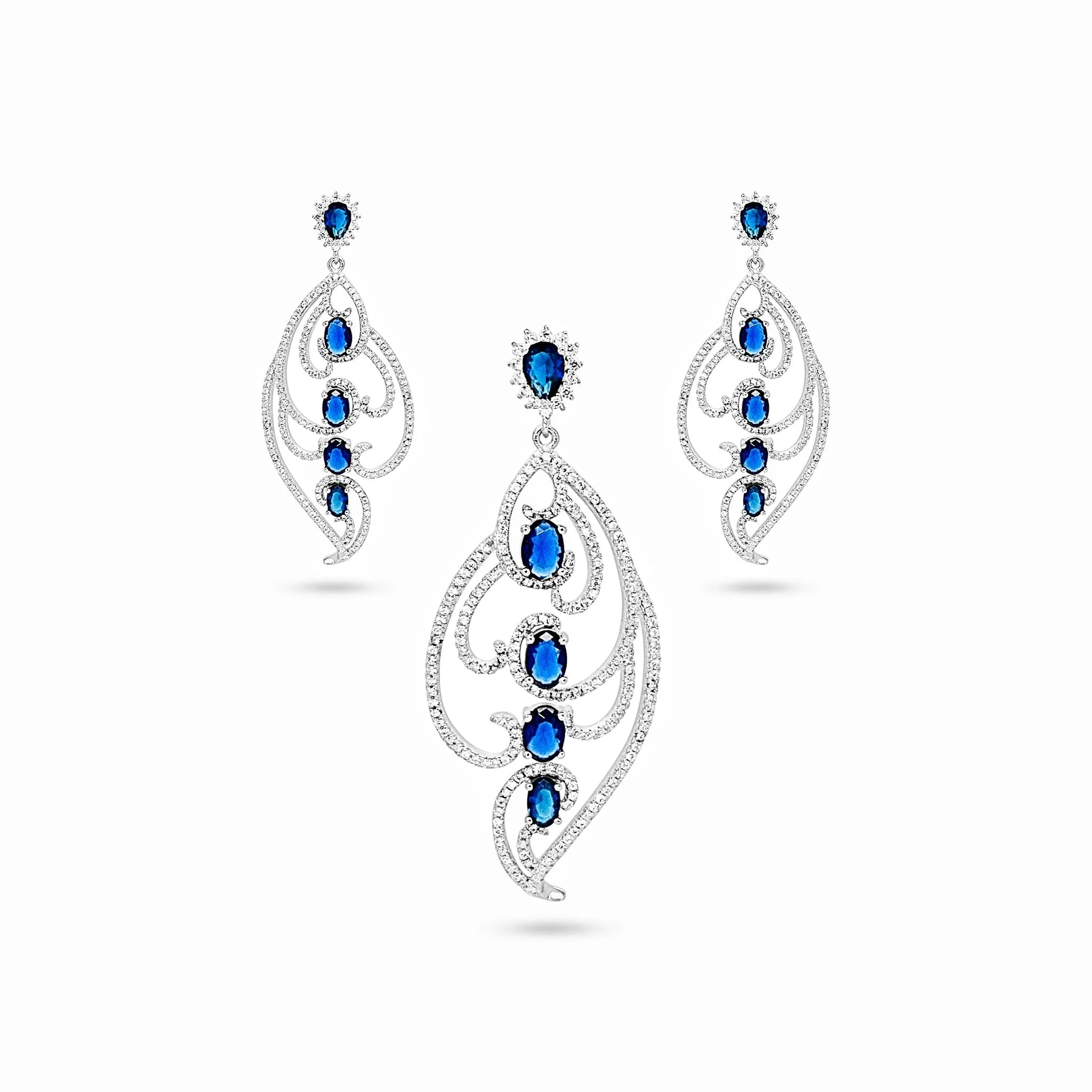 Enchanting Azure Elegance Set