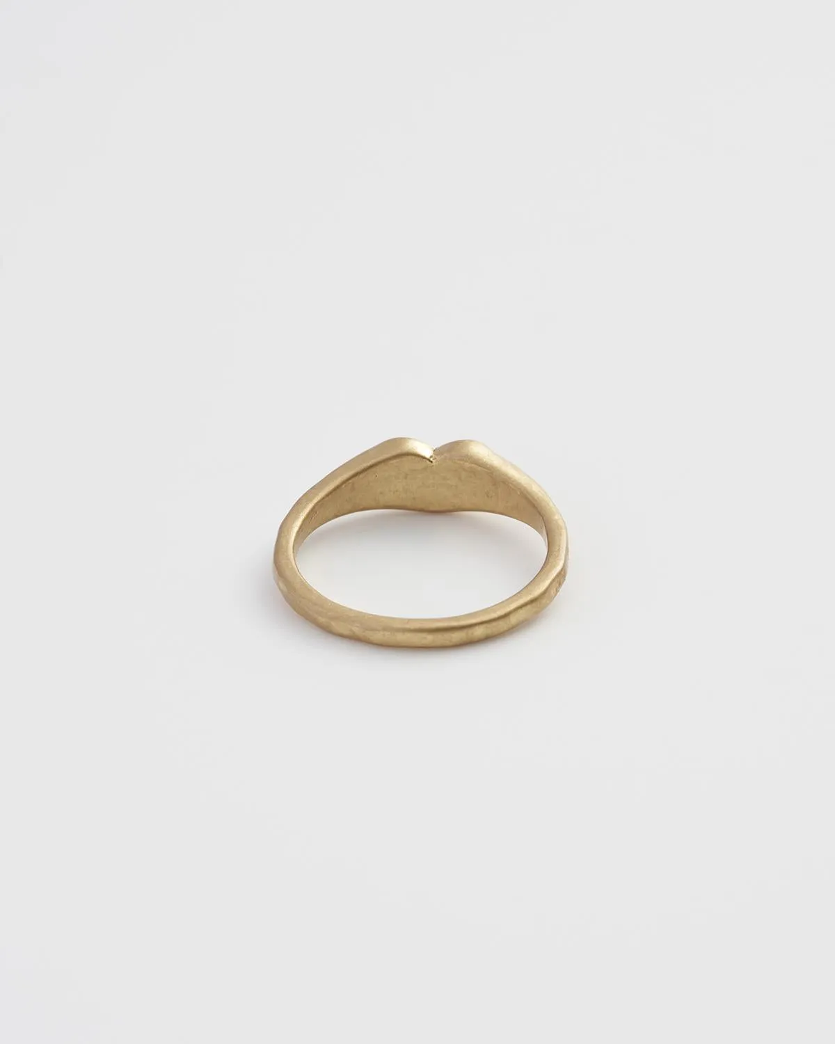 Four Leaf Clover & Pearl Signet Ring
