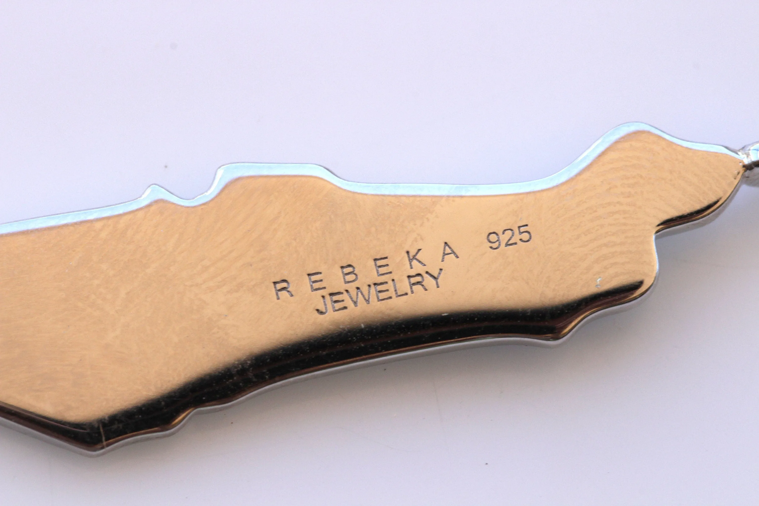 Map Of Israel Necklace