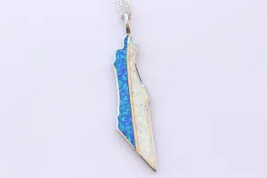 Map Of Israel Necklace