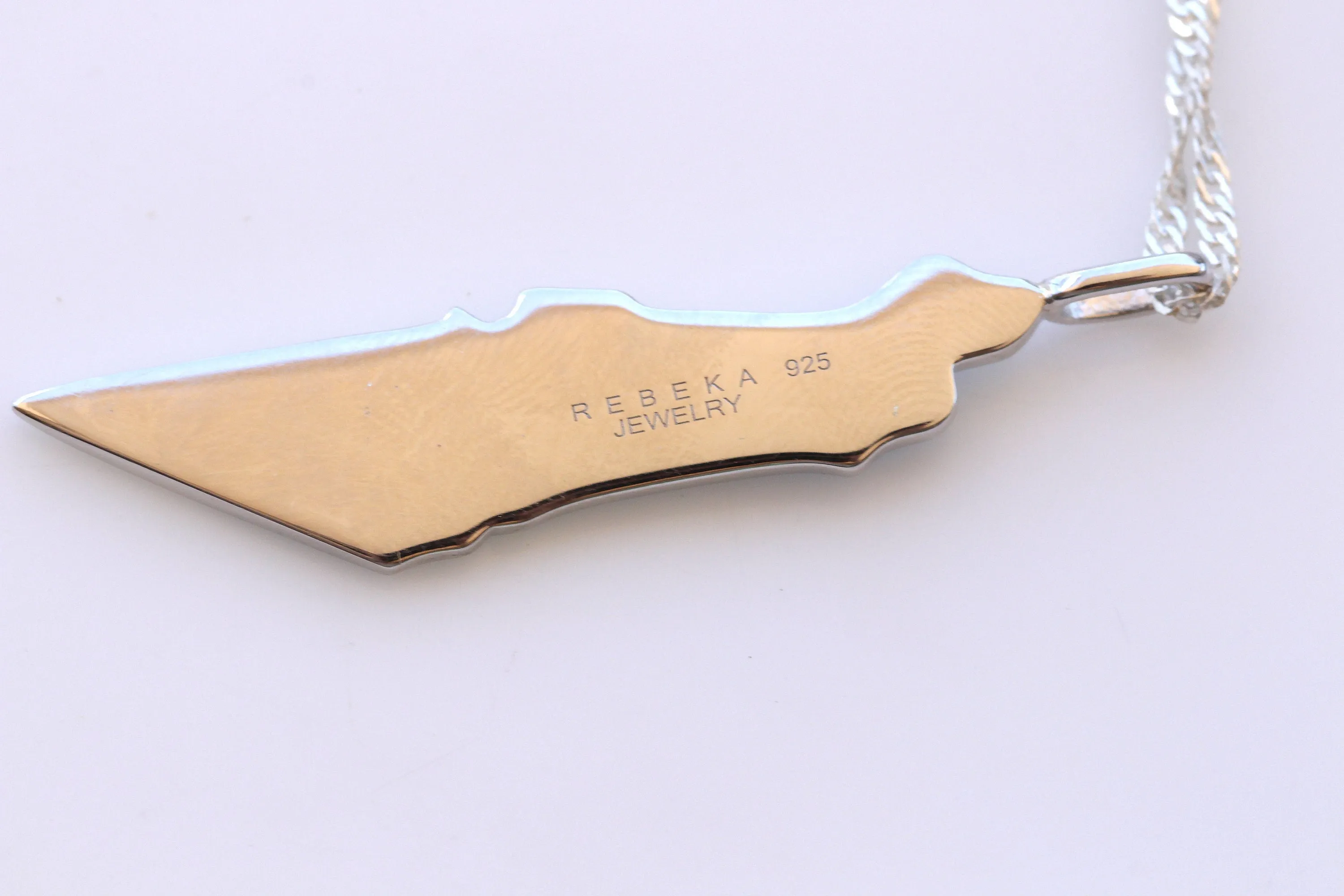 Map Of Israel Necklace