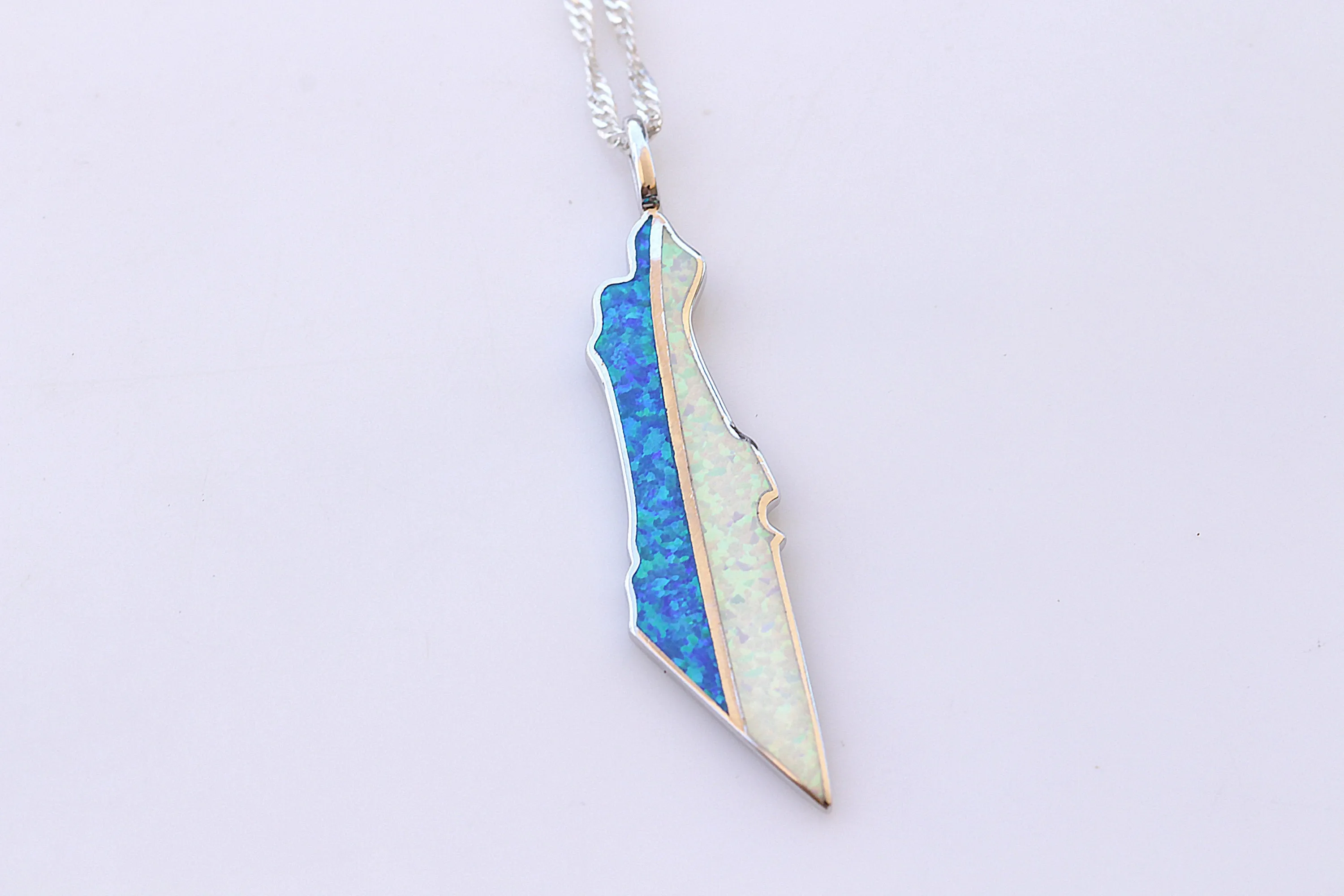 Map Of Israel Necklace