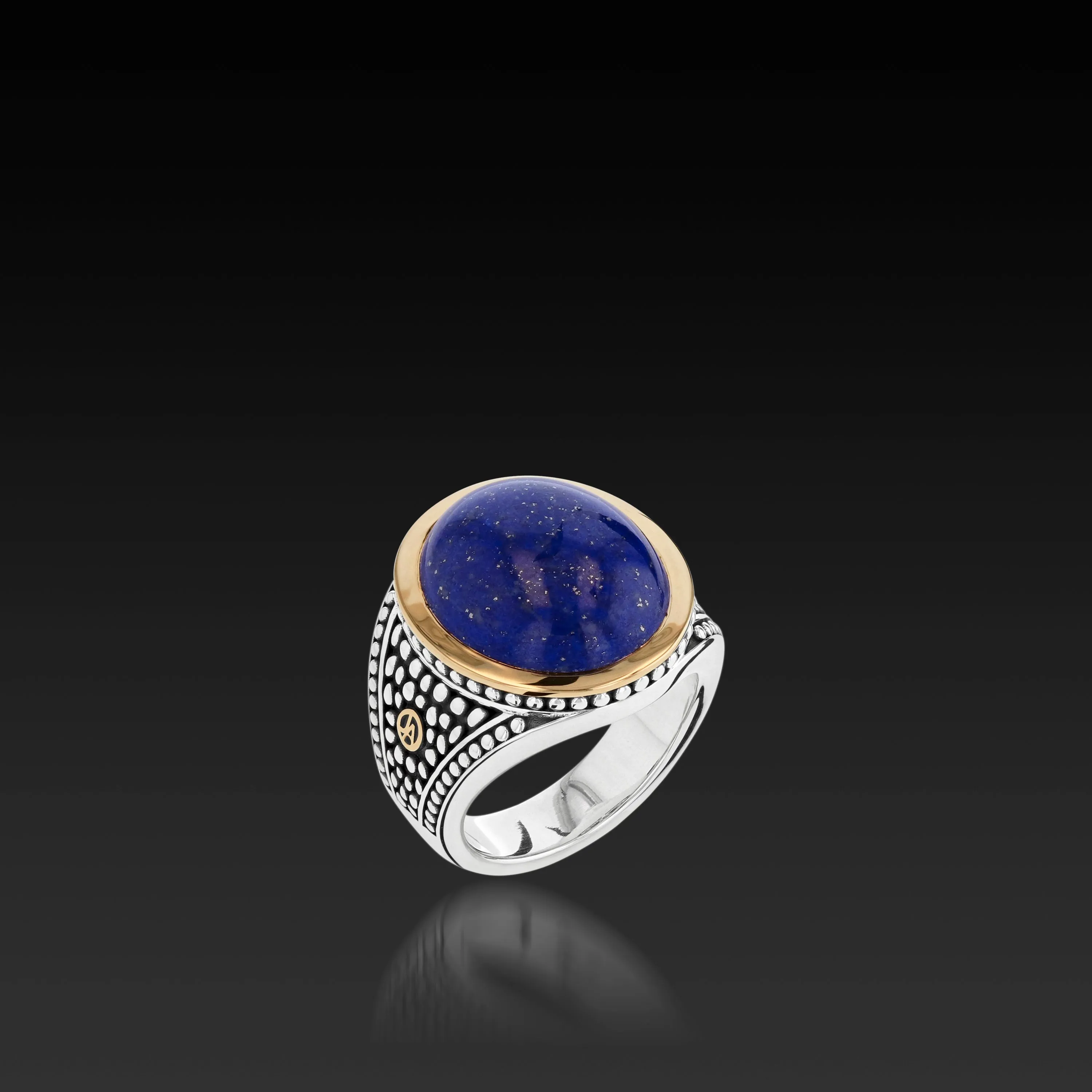 Matrix Lapis Signet Ring