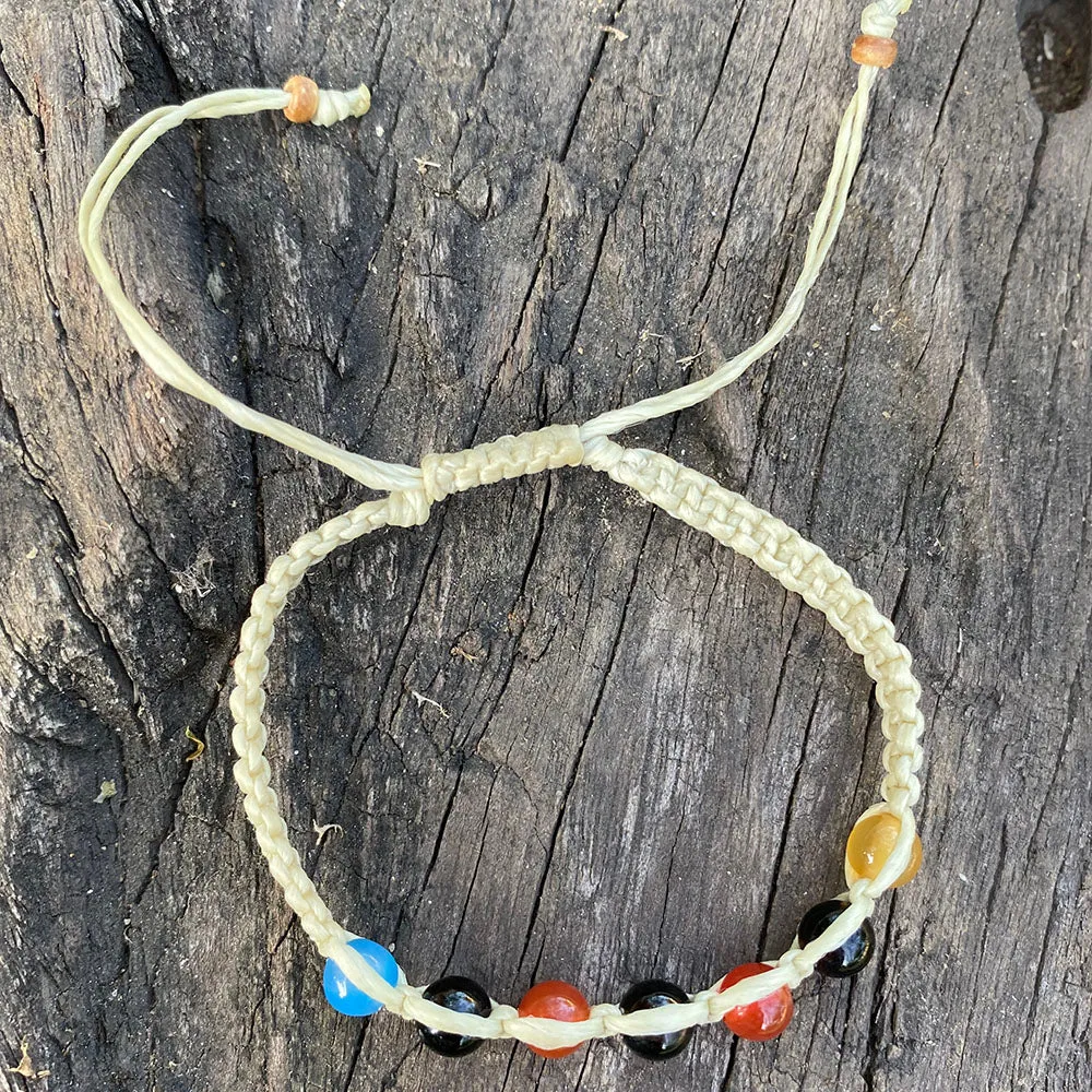 Multi Onyx Threaded Bracelet
