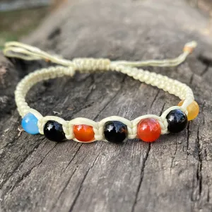 Multi Onyx Threaded Bracelet