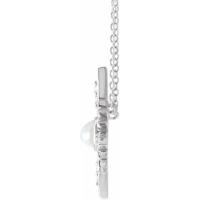 Platinum 14k Yellow Rose White Gold Sterling Silver Genuine Ethiopian Opal Diamond Star Celestial Cosmos Pendant Charm Necklace