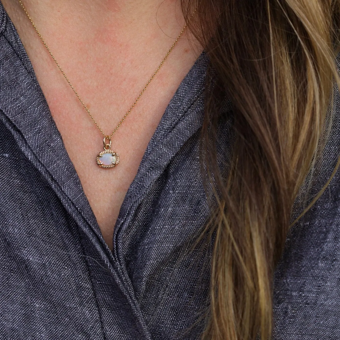 Swell Necklace - Opal