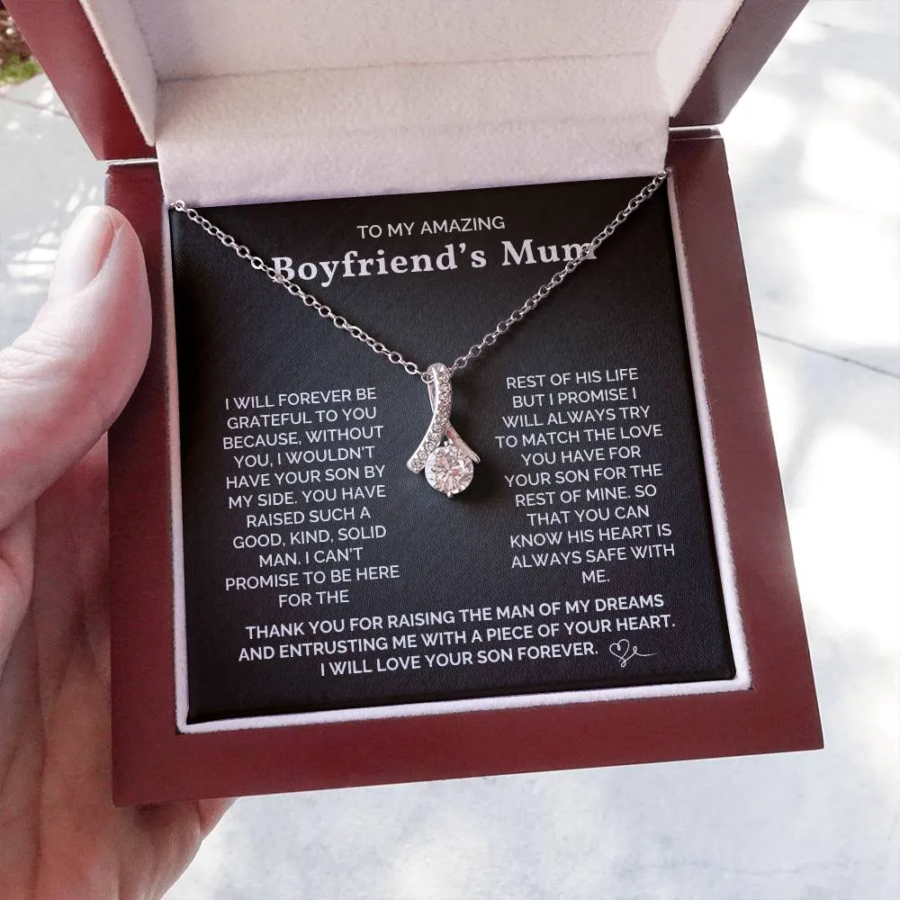 To My Amazing Boyfriend's Mum - I Will Forever Be Grateful To You - Necklace