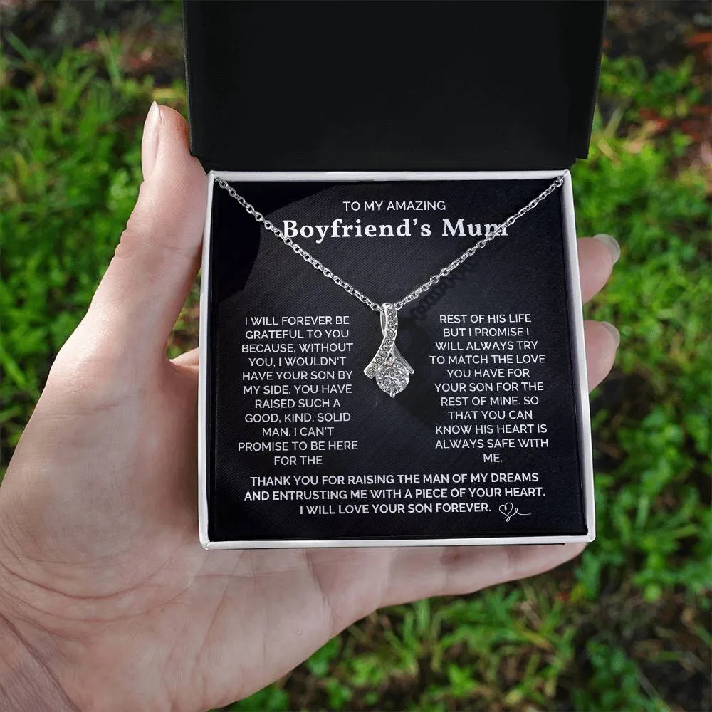 To My Amazing Boyfriend's Mum - I Will Forever Be Grateful To You - Necklace