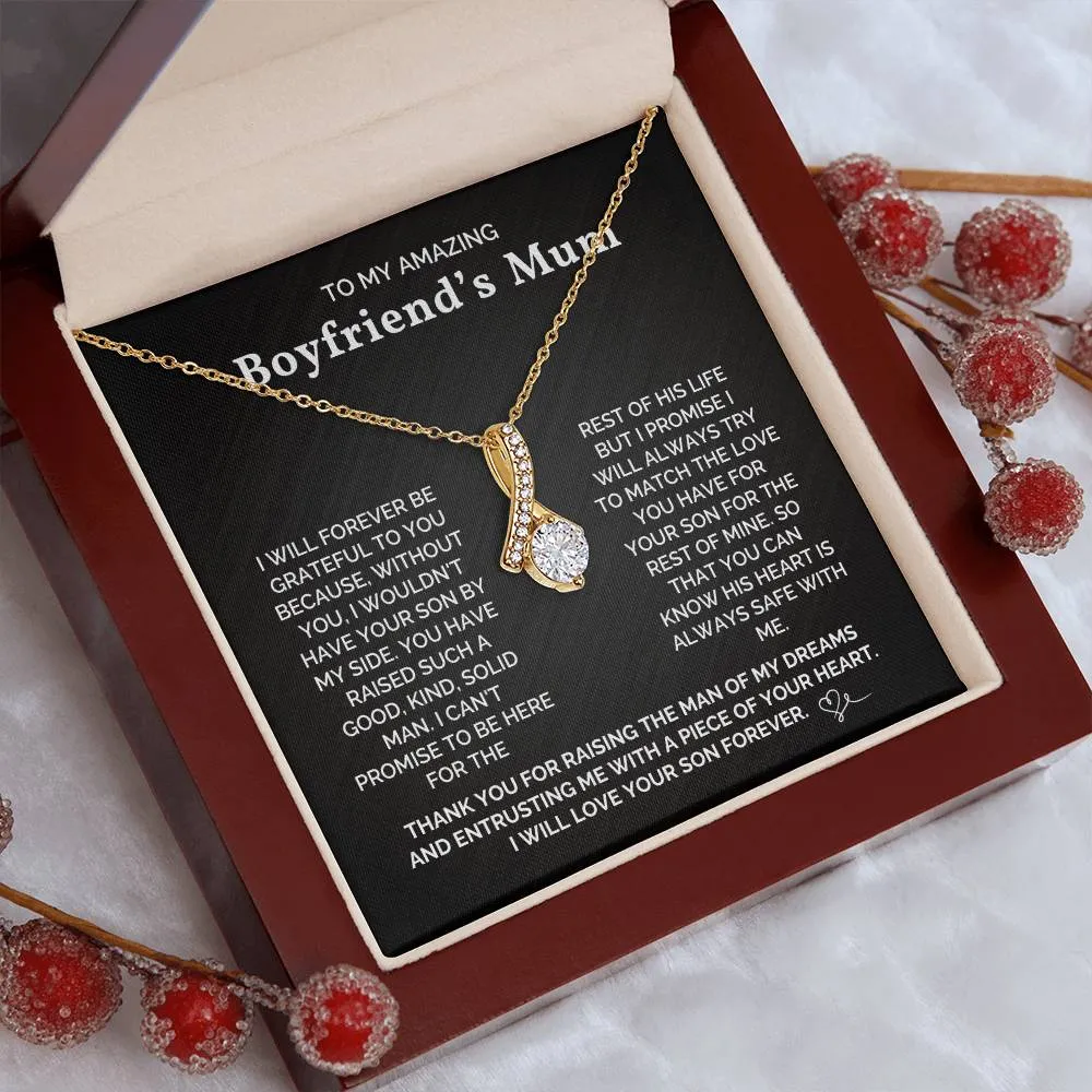 To My Amazing Boyfriend's Mum - I Will Forever Be Grateful To You - Necklace