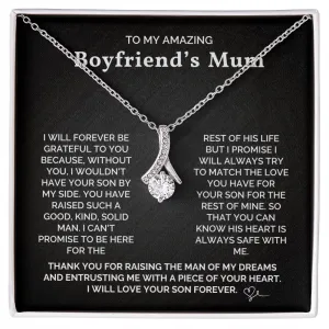 To My Amazing Boyfriend's Mum - I Will Forever Be Grateful To You - Necklace