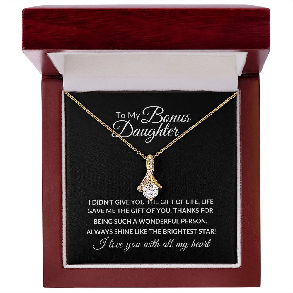 To My Bonus Daughter | Alluring Beauty Necklace