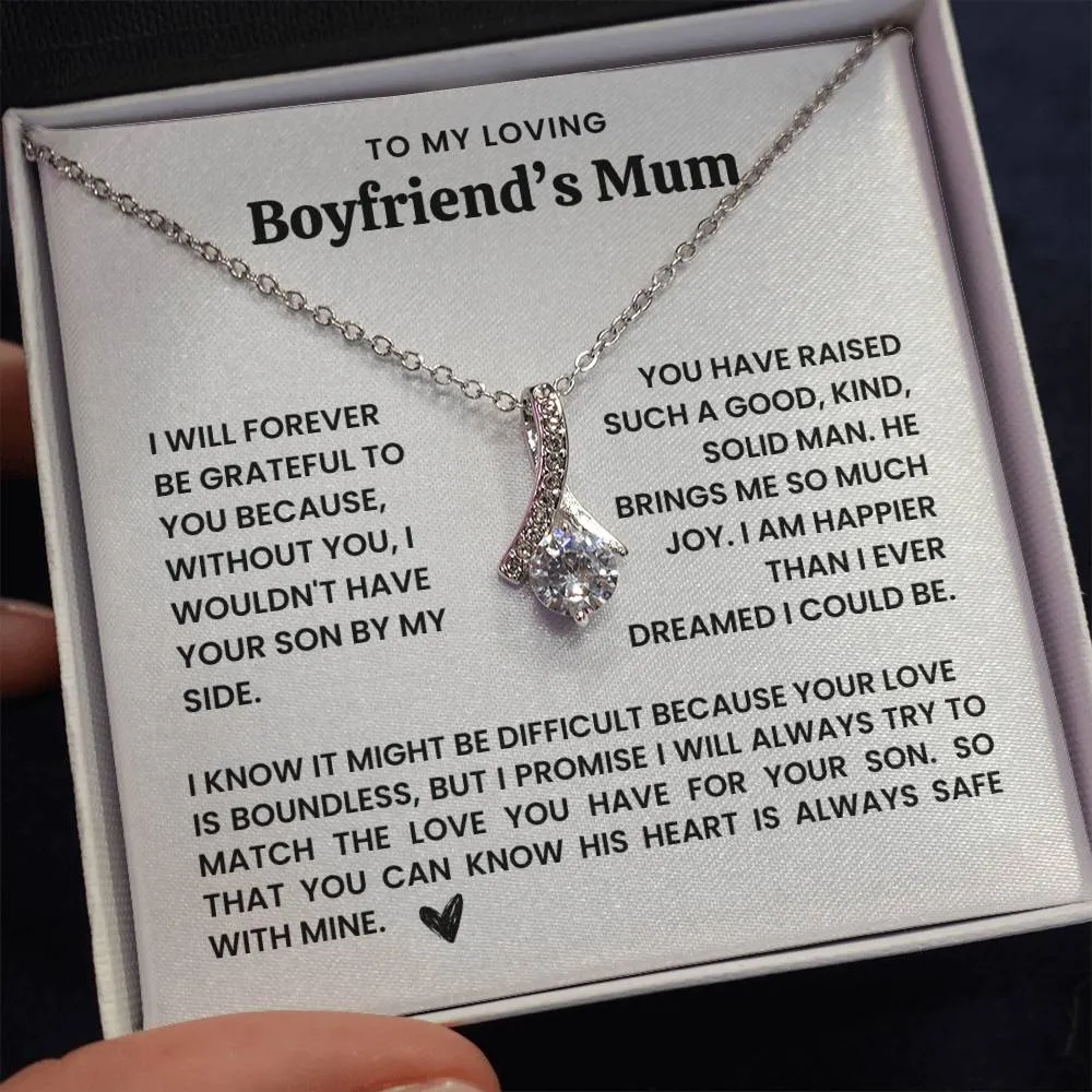 To My Boyfriend's Mum Necklace- Alluring Beauty Necklace