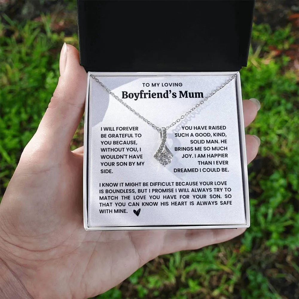 To My Boyfriend's Mum Necklace- Alluring Beauty Necklace