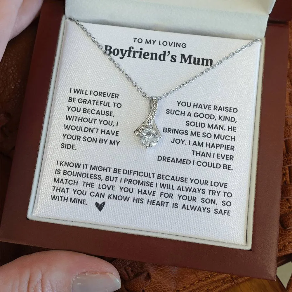 To My Boyfriend's Mum Necklace- Alluring Beauty Necklace