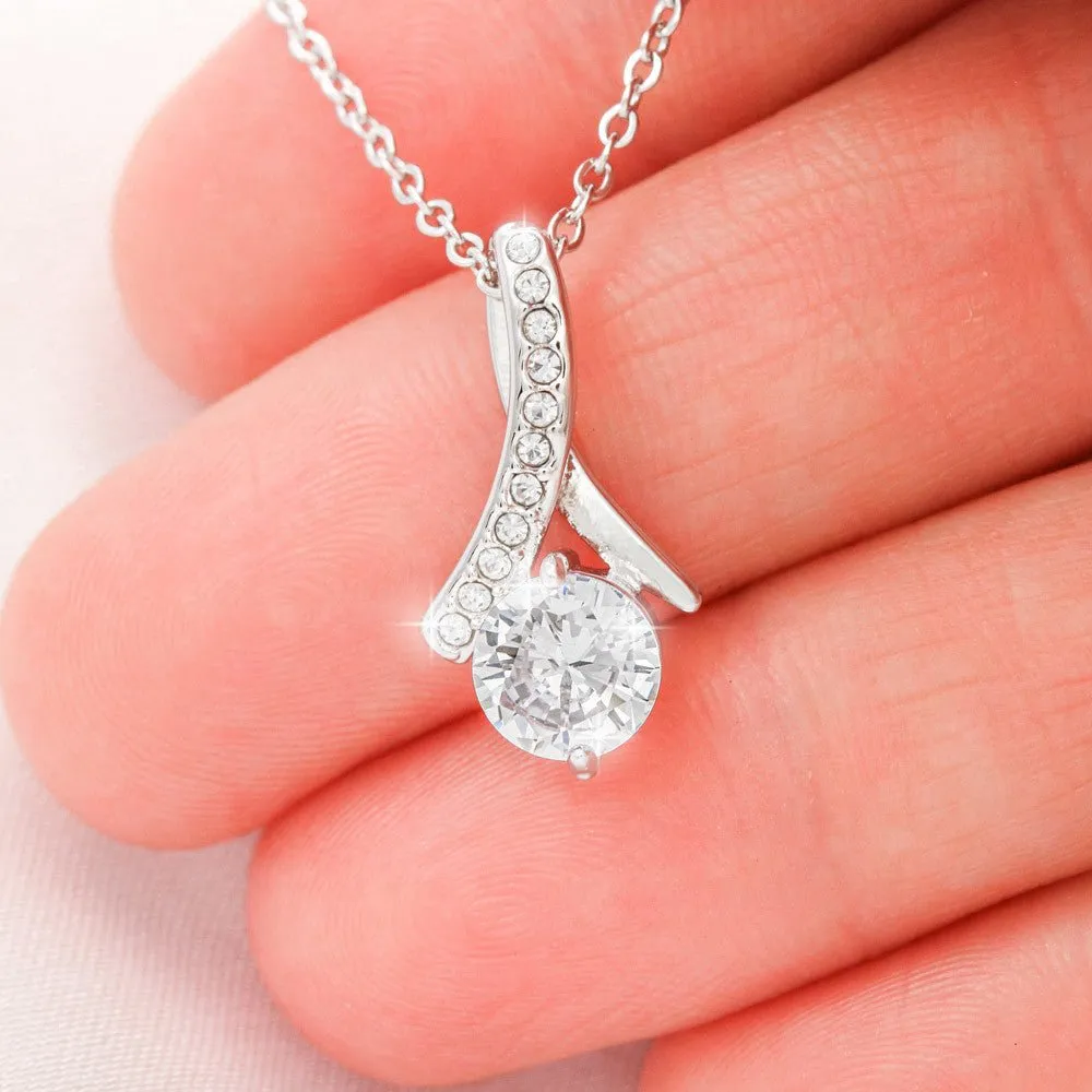 To My Boyfriend's Mum Necklace- Alluring Beauty Necklace