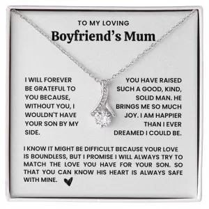 To My Boyfriend's Mum Necklace- Alluring Beauty Necklace