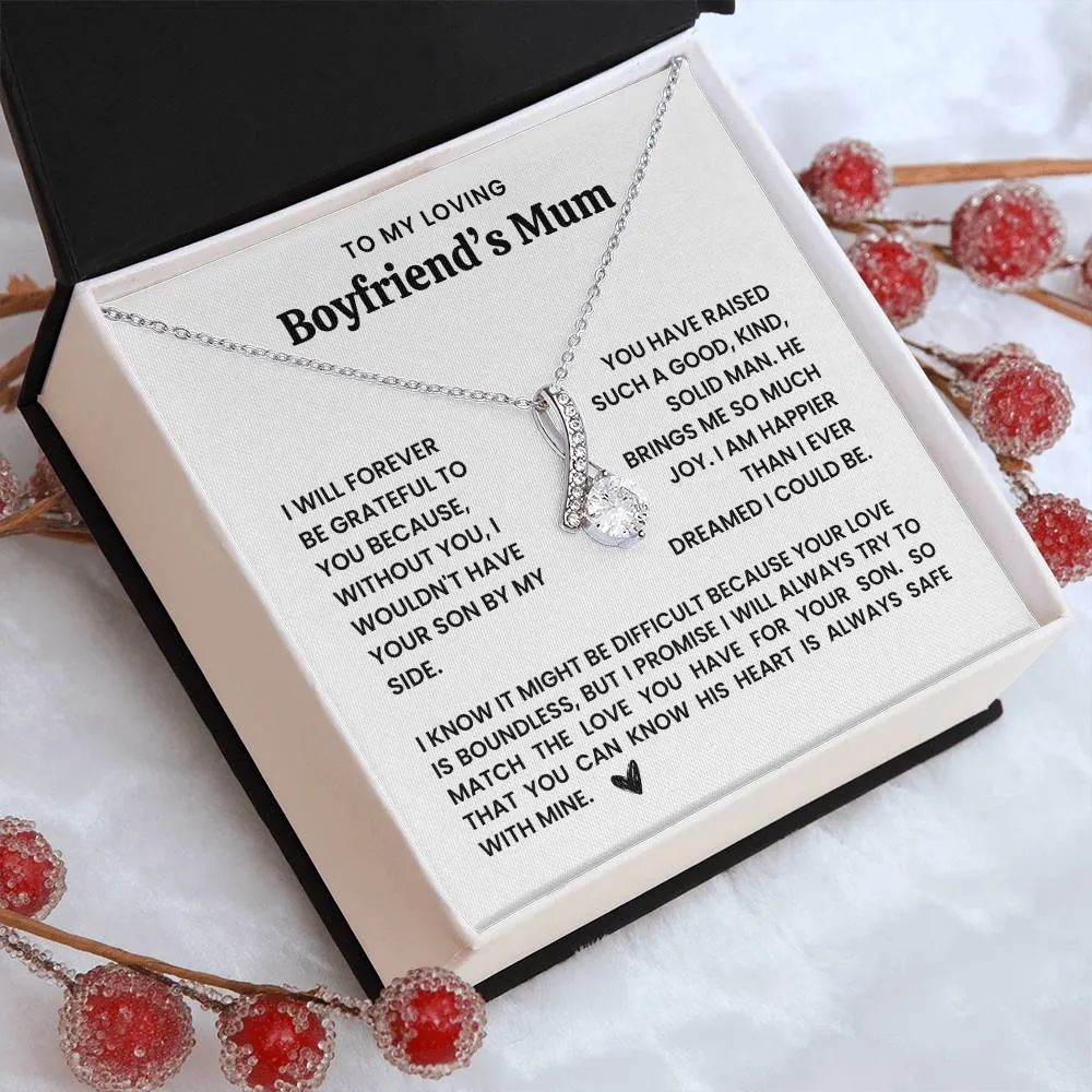 To My Boyfriend's Mum Necklace- Alluring Beauty Necklace