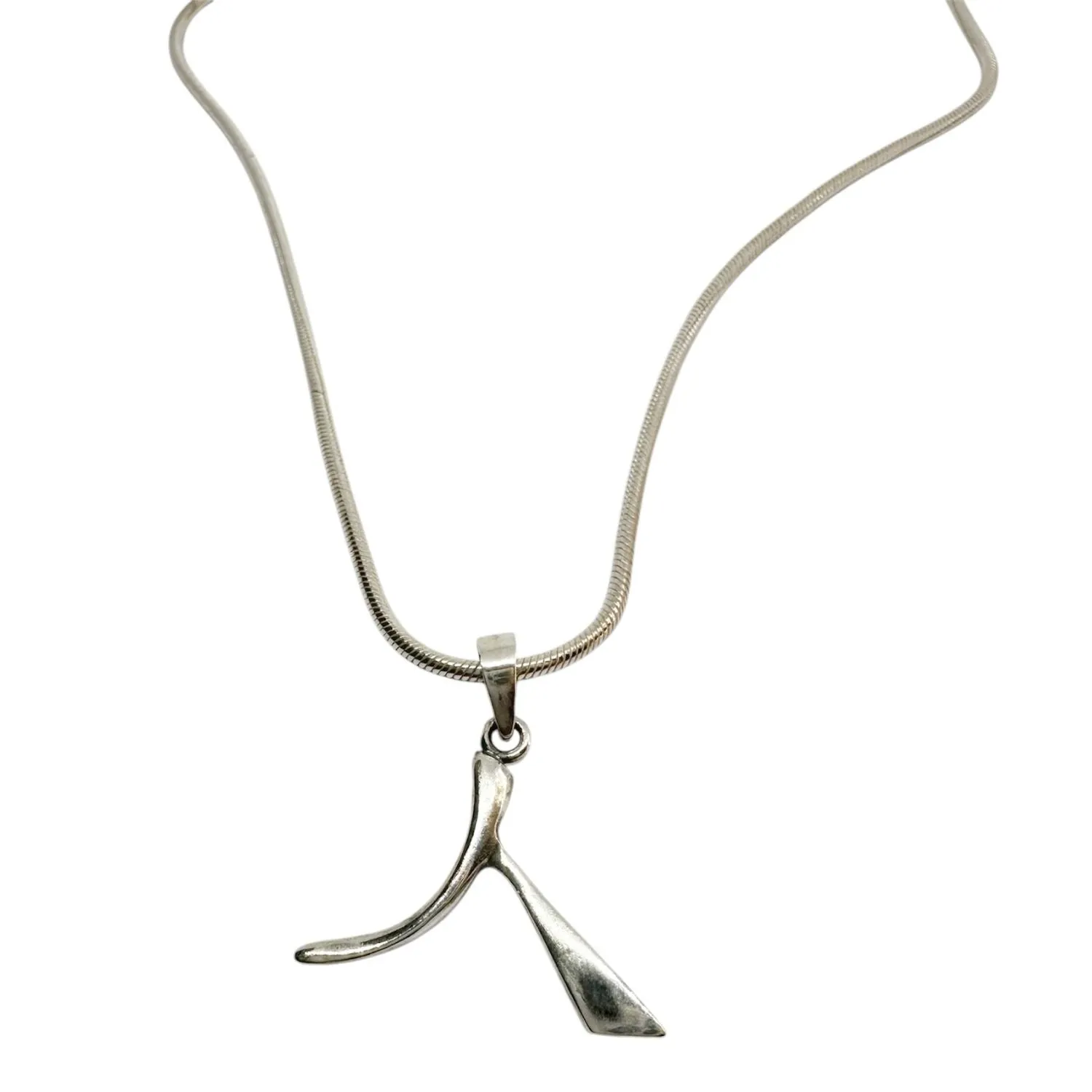 Unisex Kanji "Person" Symbol Pendant